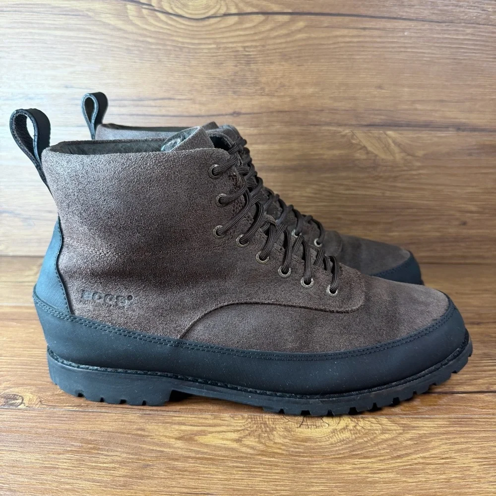 BOGS Casper Lace Up Boots Men’s Size‎ 10.5 Suede Shoes Waterproof Amazon.com: BOGS Cypress Lace Composite Safety Toe Paprika  main image 3